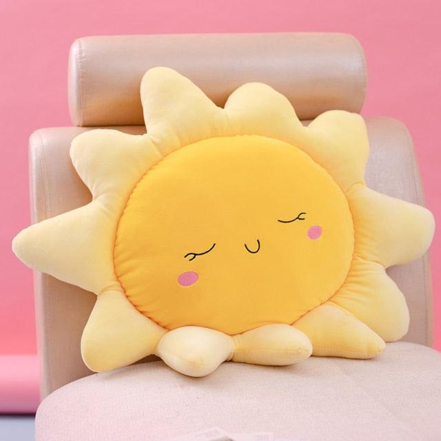 Car Sun Cloud Neck Sofa Cushion Pillow Plush Toy Sun Plushie Depot