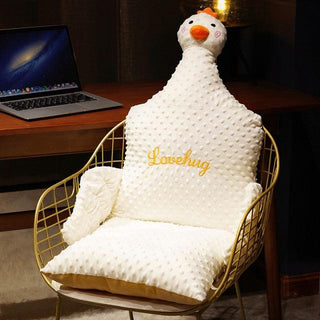 Kawaii Goose Chair Cushion 37''x15'' 2 - Plushie Depot