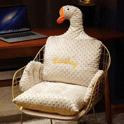 Kawaii Goose Chair Cushion 37''x15'' 4 - Plushie Depot