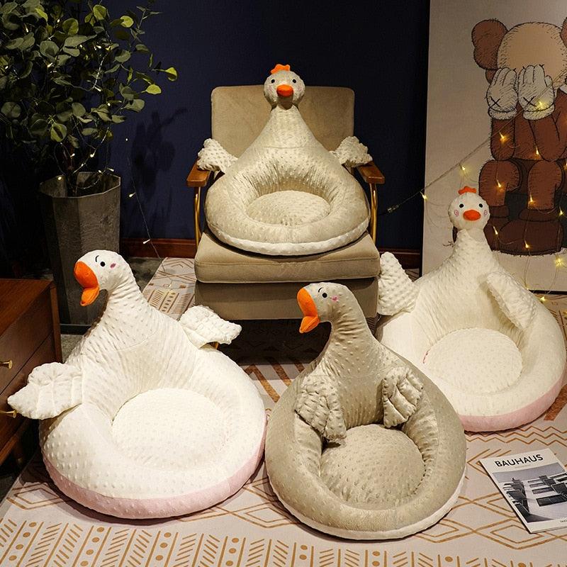 Funny Goose Chair Cushion Plushie Depot