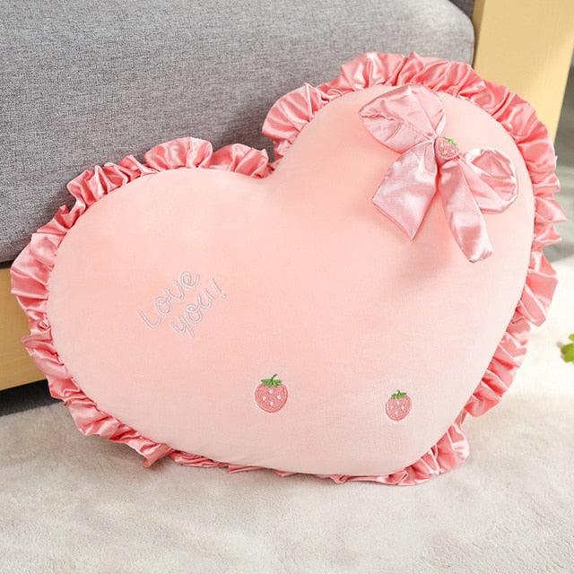 Kawaii Pink Bowknot Pillow Plush Toys 4 - Plushie Depot