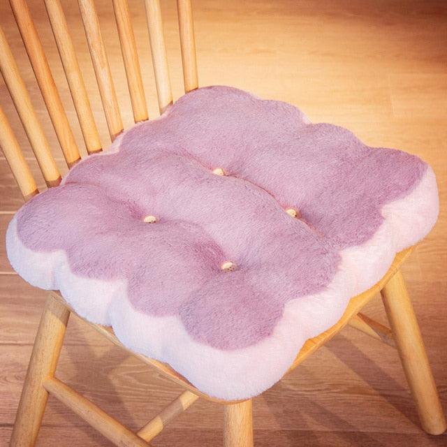Biscuit Shaped Cushions Purple 2 - Plushie Depot