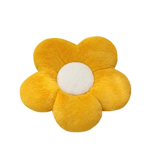 Kawaii Flower Cushion Pillow Plush Toy Orange Plushie Depot