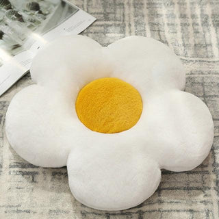 Kawaii Flower Cushion Pillow Plush Toy white Plushie Depot