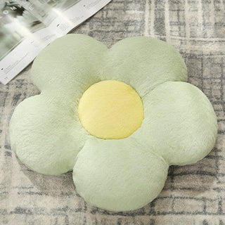 Kawaii Flower Cushion Pillow Plush Toy green Plushie Depot