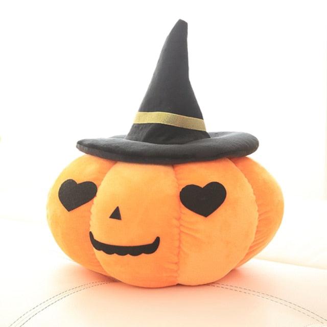 Halloween Pumpkin Plushie Hat love - Plushie Depot