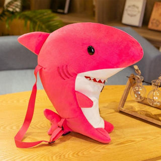 Cute Shark Plush Bags Pink - Plushie Depot