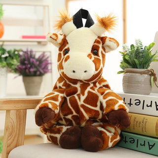 Meditation Animal Friends Plush Toys 18''x9'' giraffe - Plushie Depot