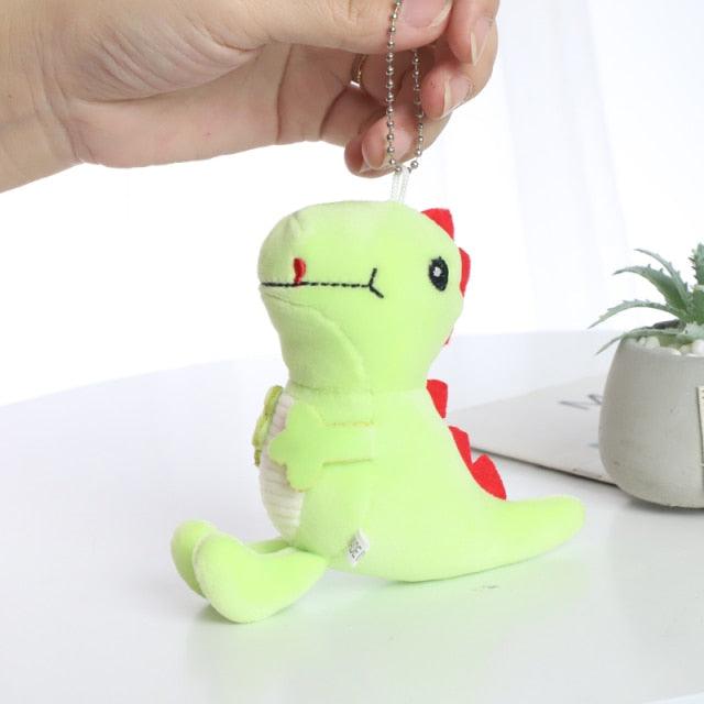 Kawaii Dinosaur Plush Toy Keychains 3'' Light Green Plushie Depot