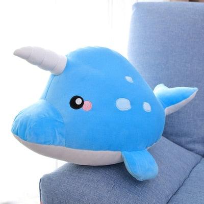 Orca, Shark and Sting Ray Plushies Narwhal Plushie Depot