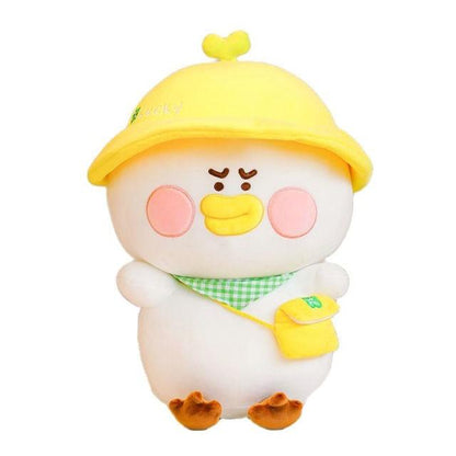 Kawaii Cosplaying Duck Plush Toys yellow hat Plushie Depot