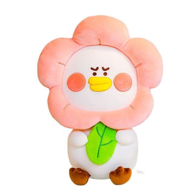 Kawaii Cosplaying Duck Plush Toys flower Plushie Depot