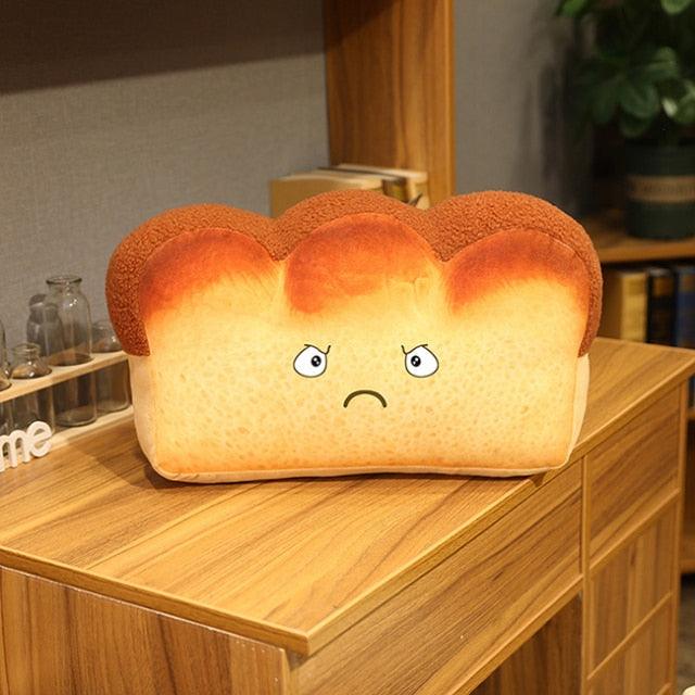 Emotional Toast Pillow angry Plushie Depot