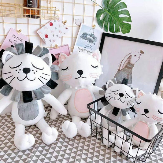 Kawaii Cat & Lion Plush toys - Plushie Depot