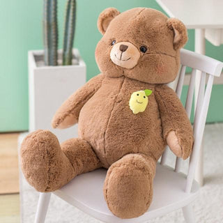 Brown Bear Strawberry Duck Panda Pillow Plush toy bear - Plushie Depot