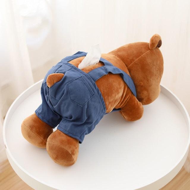 Lovely Cartoon Stuffed Teddy Bear Blue Stuffed Animals - Plushie Depot