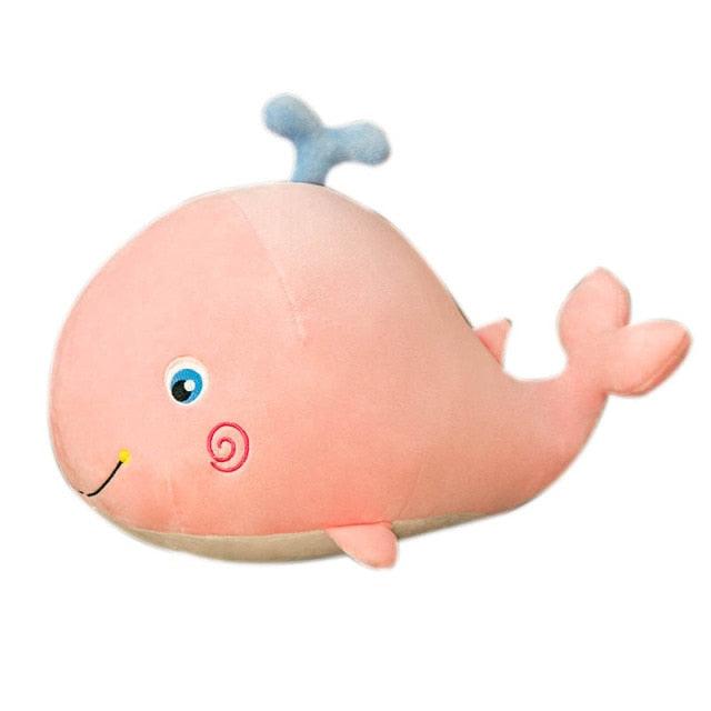 Cute Cartoon Whale Stuffed Animal Pink Stuffed Animals - Plushie Depot