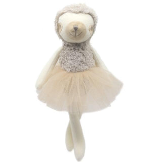 Ballerina Sloth Stuffed Animal Toy 13" Brown Plushie Depot