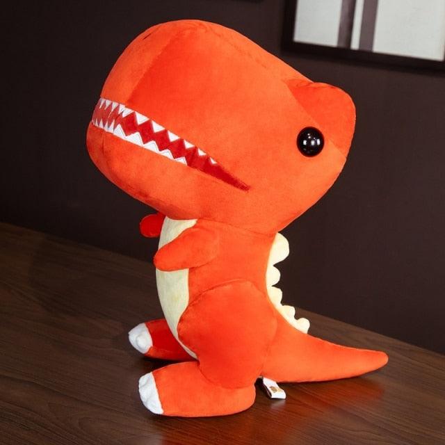 Big Head T-Rex Plush Toys Red Stuffed Animals - Plushie Depot