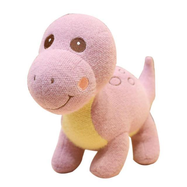 Soft Cartoon Dinosaur Stuffed Animal 12" pink Stuffed Animals Plushie Depot