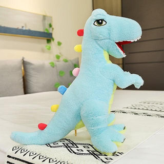 Standing Colorful T-Rex Plush Toys Blue Stuffed Animals - Plushie Depot