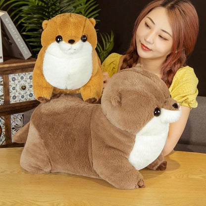 Cute Stuffed Realistic Otter Plush Dolls Stuffed Animals Plushie Depot