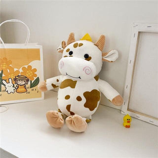 Kawaii Cow Small Backpack 14" 2 Bags - Plushie Depot