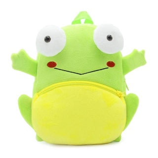 Cute Schoolbag Frog Plush stuffed Animal Default Title Bags - Plushie Depot