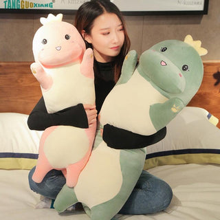 Long Dinosaur Pillow Stuffed Animal Stuffed Animals - Plushie Depot