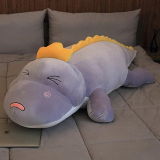 Kawaii Dinosaur Pillows Purple Stuffed Animals - Plushie Depot