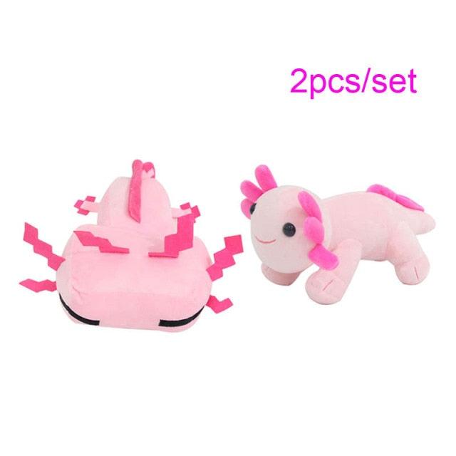 Cartoon Axolotl Plush Toys 2pcs set Stuffed Animals Plushie Depot