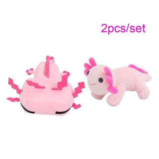 Cartoon Axolotl Plush Toys 2pcs set Plushie Depot