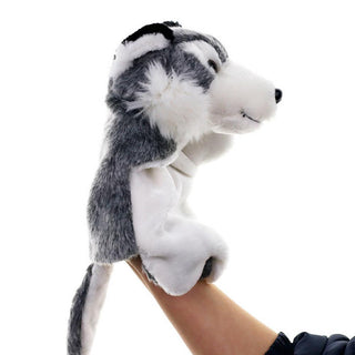 Cute Wolf Animal Plush Hand Puppet Plushie Depot