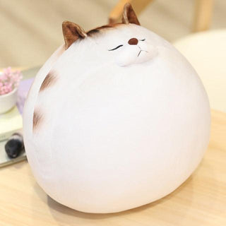 Cute Fat Cat Pillow Stuffed Animals Three Felinae China Plushie Depot
