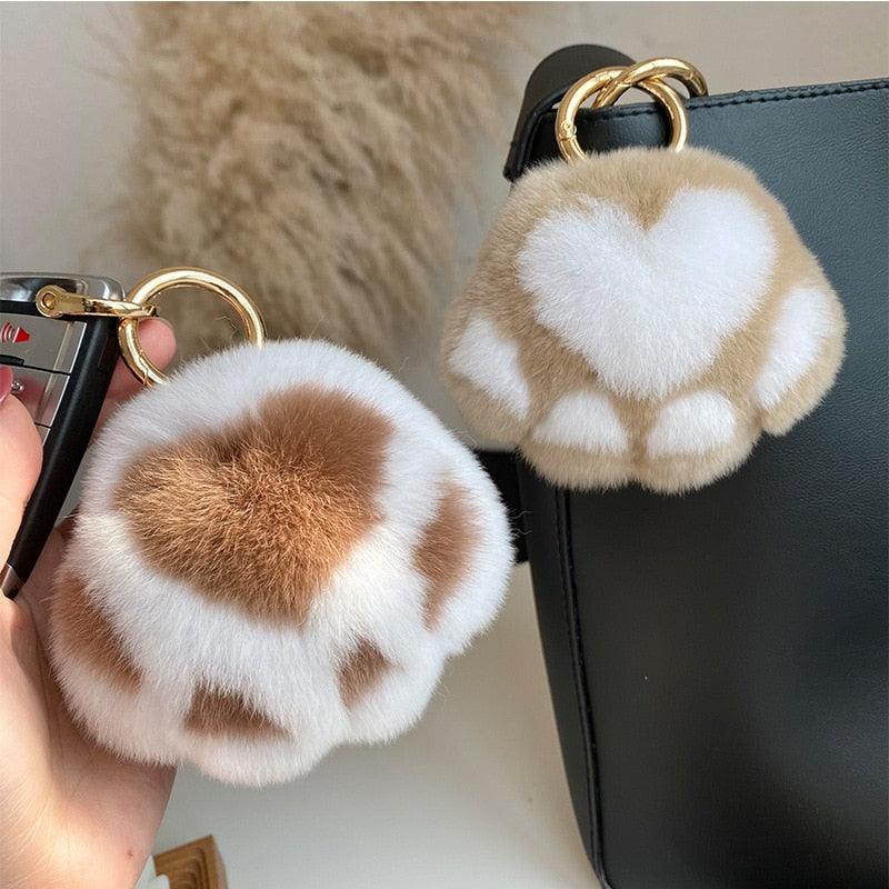 Cute Cat Claw Accessories Keychains Plushie Depot