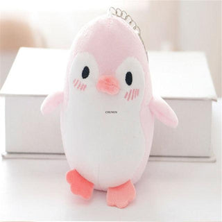 Quality Penguin Key Chain Stuffed Animal Pink B Plushie Depot