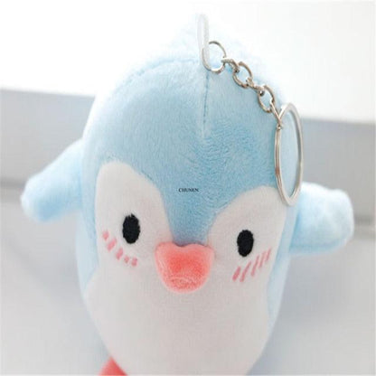 Quality Penguin Key Chain Stuffed Animal Blue B Stuffed Animals - Plushie Depot