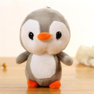 Quality Penguin Key Chain Stuffed Animal Gray A Stuffed Animals - Plushie Depot