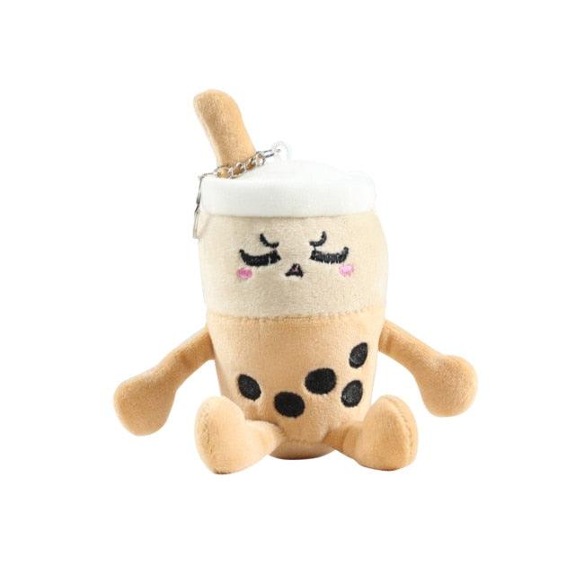 Cute Milk Tea Cup Keychain Stuffed Toy D Pillows Plushie Depot