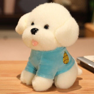 Kawaii Plushie Puppy Dog With Sweater Blue Plushie Depot