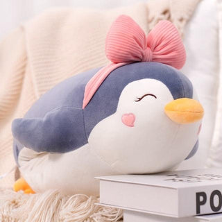 Creative Sea Animal Stuffed Pillows 15" grey penguin Stuffed Animals - Plushie Depot