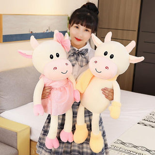 Cute Cow With Skirt Stuffed Animal Stuffed Animals - Plushie Depot