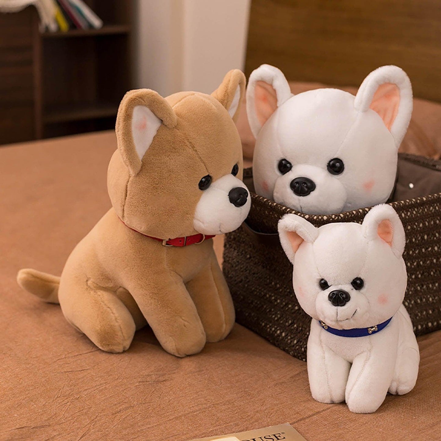 Sitting Shiba Inu Doll Plush Toy Stuffed Animals Plushie Depot