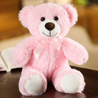 Lovely Teddy Bear Stuffed Animal Pink Plushie Depot