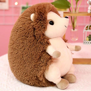 Cute Hedgehog Stuffed Animal Maroon Stuffed Animals - Plushie Depot