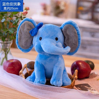 Kawaii Elephant Plush Toys 9" Blue Plushie Depot