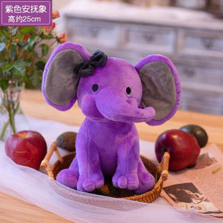Kawaii Elephant Plush Toys 9" Purple Plushie Depot