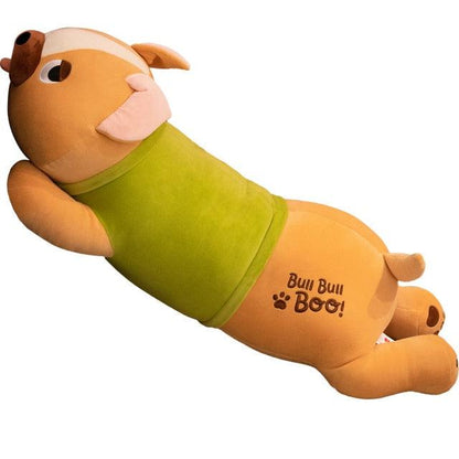 Kawaii Bulldog Stuffed Animal Orange Stuffed Animals - Plushie Depot