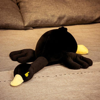 Kawaii Geese Plush Animal Pillows black Plushie Depot
