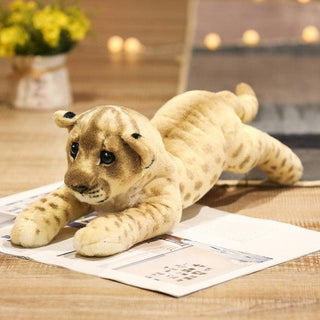Realistic Small "Big Cats" Stuffed Animal Plush Toys lion Plushie Depot